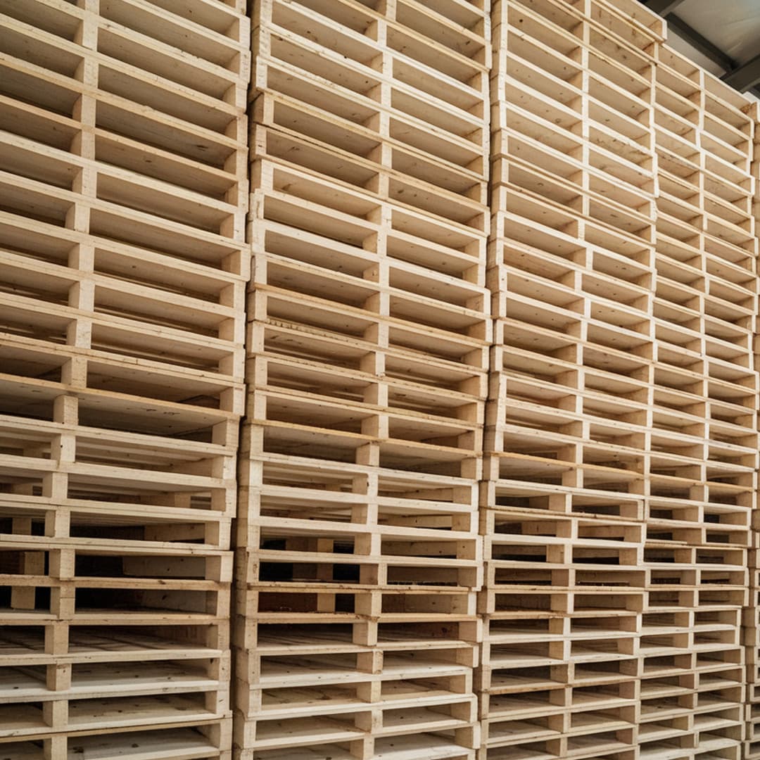 Nieuwe pallets in voorraad